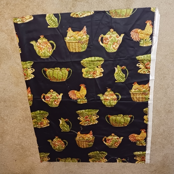 Kingsway "Majolica" Fabric, 1.5 Yds., Vintage, HTF - Picture 1 of 3